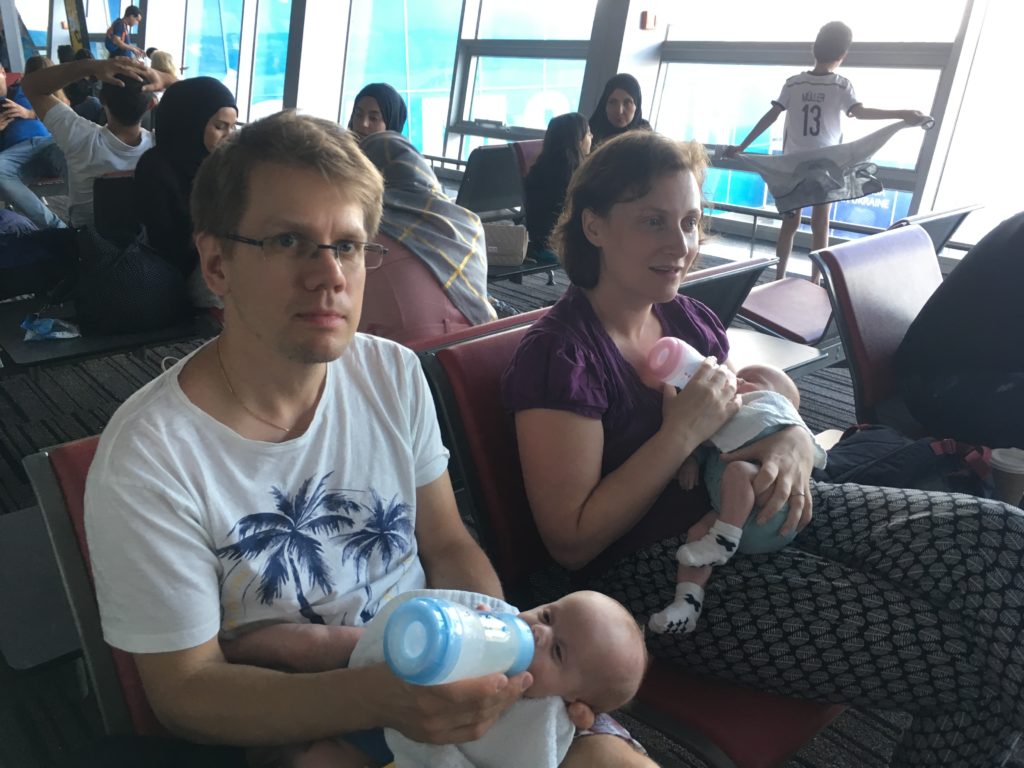 Sista matningen i Kiev innan avgång mot Stockholm